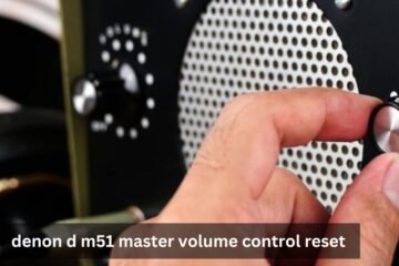 denon d m51 master volume control reset