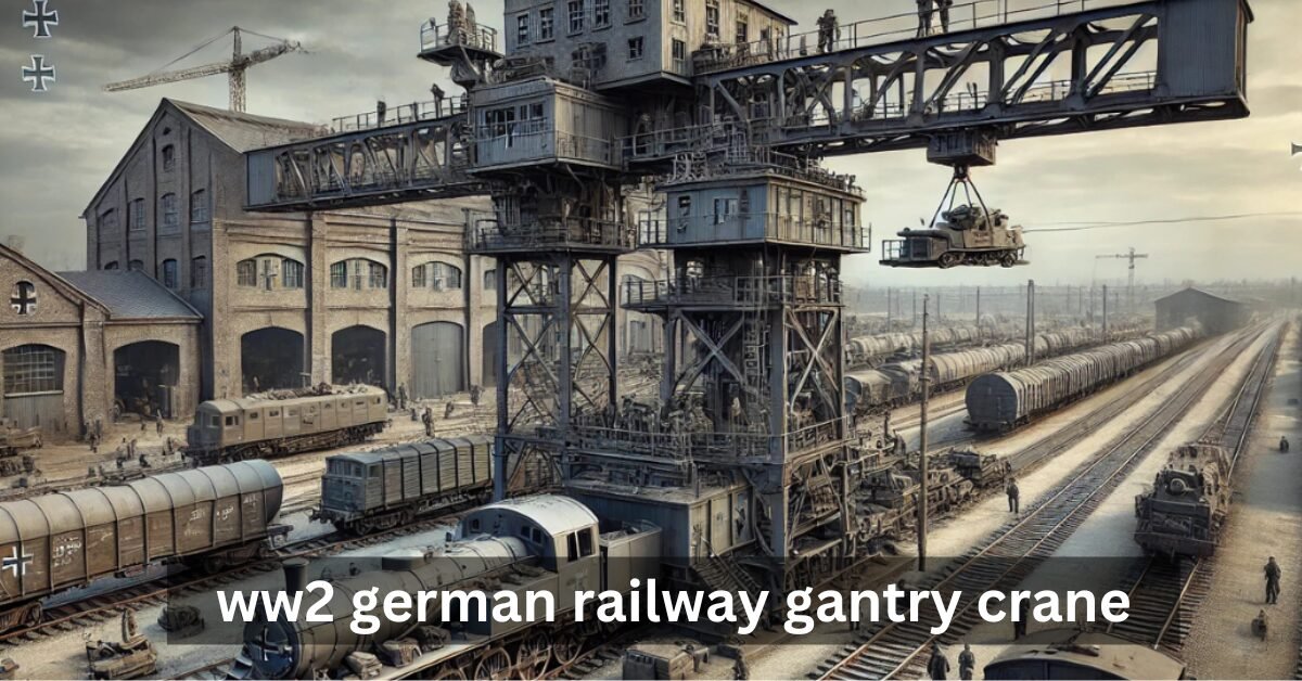 ww2 german railway gantry crane